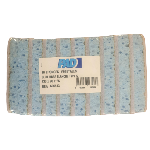 Eponge double face bleue gm 130x90 sponrex 79 qualite superieure (lot de 10)_1