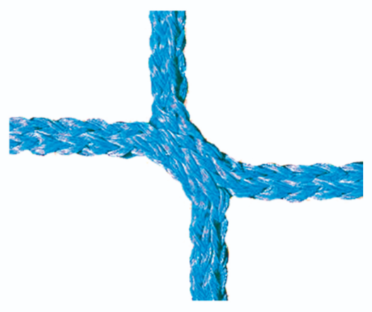 Filet bleu pour pistes de luge en polypropylène haute résistance et traité UV avec maille de 120 x 120 mm_1