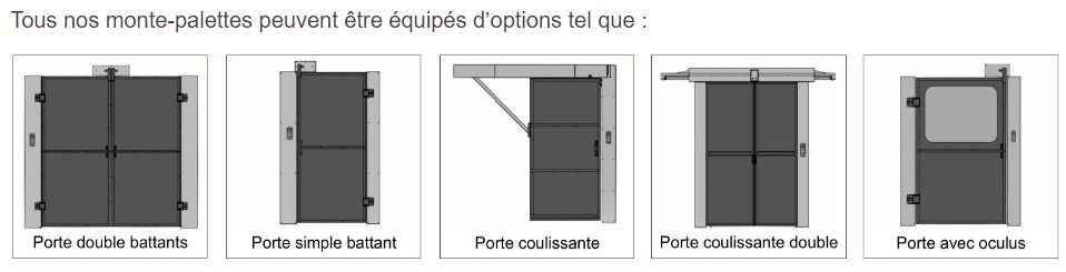 Monte-palettes - Hamon - Charge de 3000 kg et plus - Dimensions personnalisables - Élévation jusqu'à 12 mètres_1