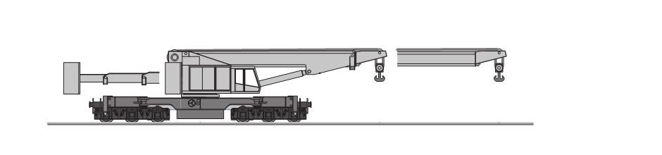 Multi Tasker 810 - Grue ferroviaire Kirow - Capacité de levage 50 à 125 t_1