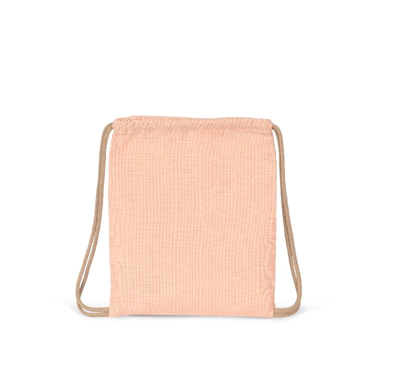 Petit sac à dos recyclé à cordon coulissant - Taille enfant - Kimood - Réf: KI5103_1