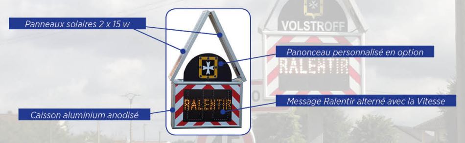 Radar pédagogique de vitesse, simple d'installation - SMART ONE_1