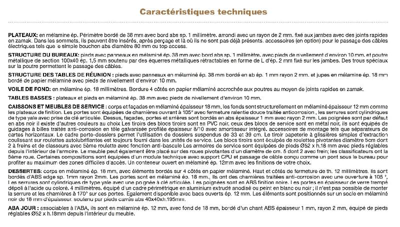 Bureau de manager Sile avec meuble intégré - Bralco - Non, 208, Noyer, Non_1