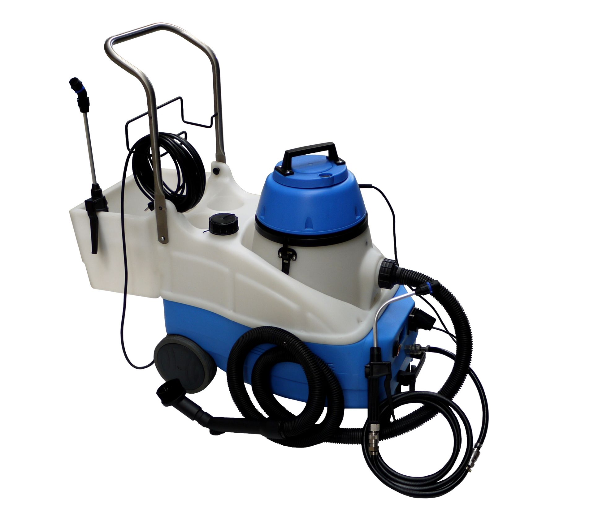 Kit nettoyage climatisation AN4 - Machine avec cuve 25 L, aspirateur 10 L, protection télescopique en alu peint_1