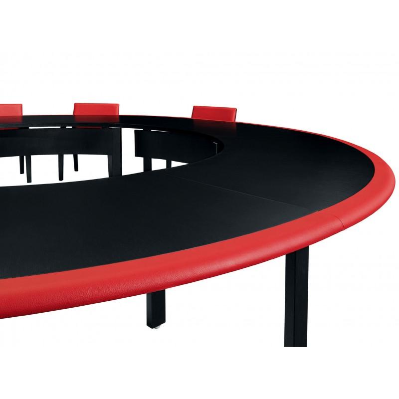 Table de réunion sur mesure - Artbureau - Forme elliptique, finitions personnalisées, fabrication spéciale_1