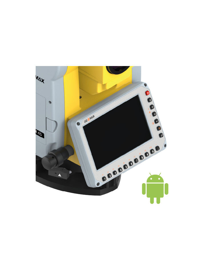 Station totale manuelle GeoMax Zoom45 - idéale pour géomètres et chantiers, écran tactile 5’’ et Android intégré_1
