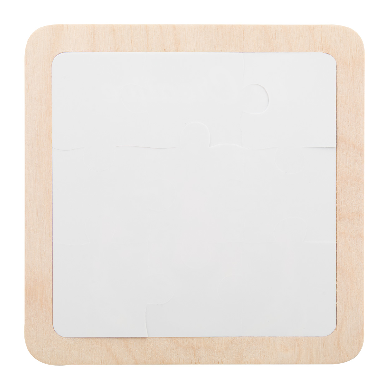 Puzzle en bois et plastique - 9 pièces - Marquage possible - Impression UV Led incluse_1