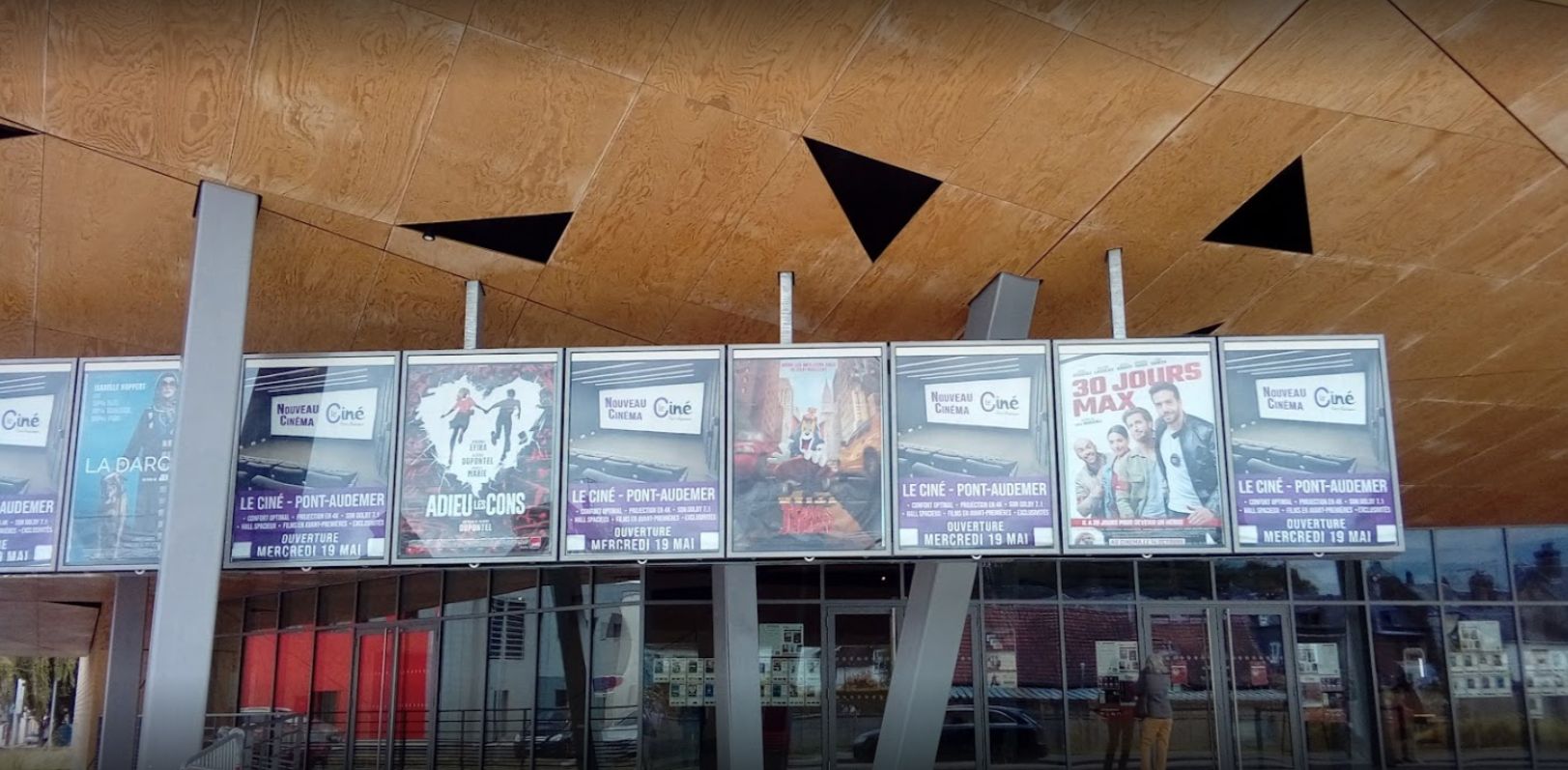Caisson d'affichage lumineux - Cadre en aluminium anodisé naturel - Cinéma_0