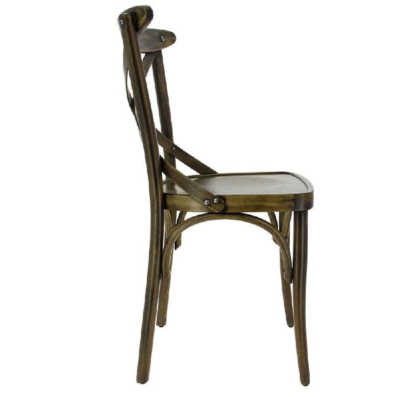 Chaise d'intérieur Chinon en bois finition cérusée foncée - par 2_1