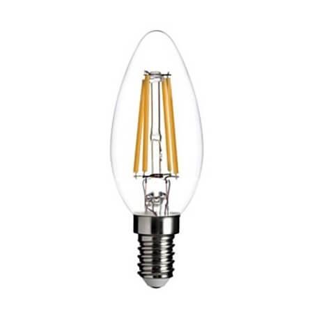 Lot de 3 ampoules vintage LED E14 - Style Edison C35 avec filaments apparents_1
