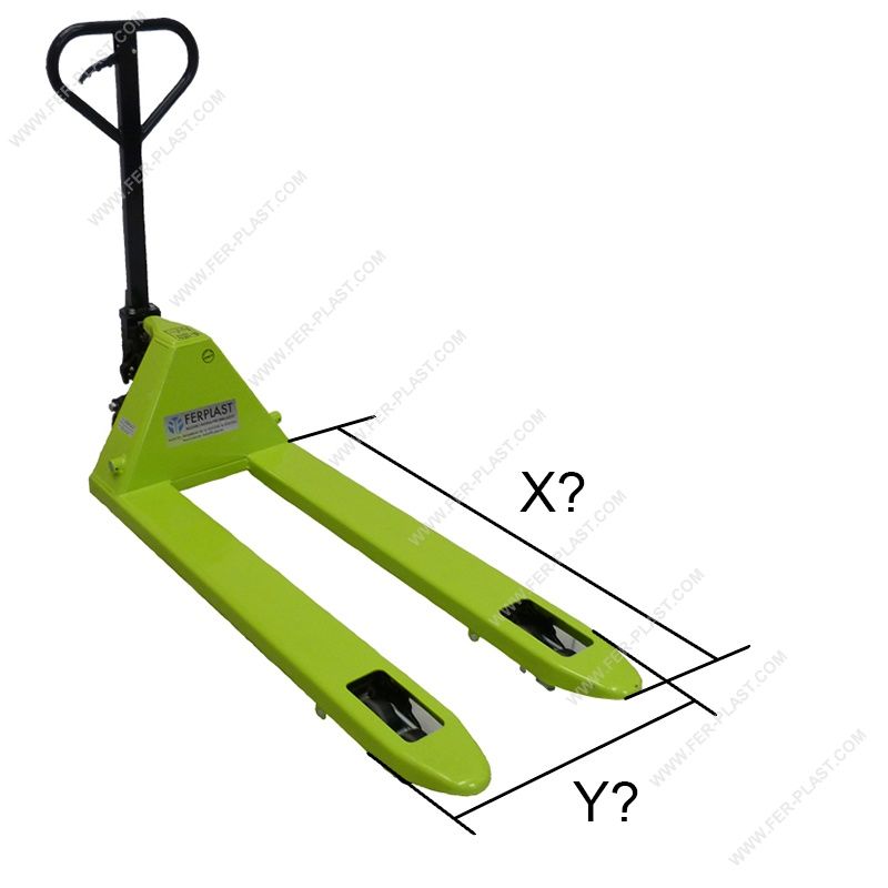 Transpalette manuel avec fourches personnalisées - Ferplast - capacité 2000 à 3000 kg_1