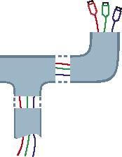 Cache-câble blanc pour moulure - PVC rigide auto-adhésif - H.100 x P.7 cm_1