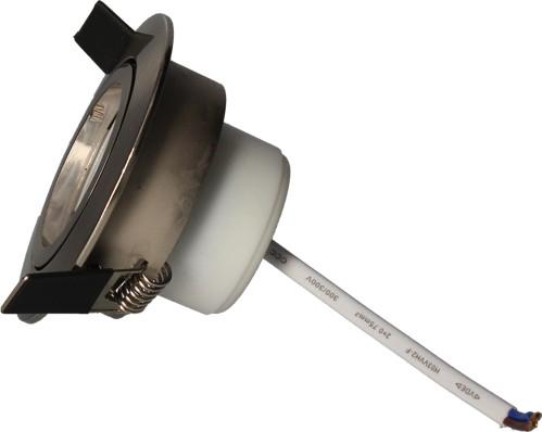 Kit de 3 spots en acier encastrables Jade orientable - Module Triac 5W, 2700K, 400lm, Ø83_1