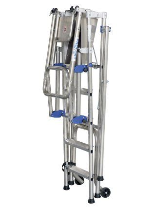 Profort garde-corps repliable - Plateforme de travail en aluminium Tubesca - Hauteur d'accès de 2,70m à 3,16m_1