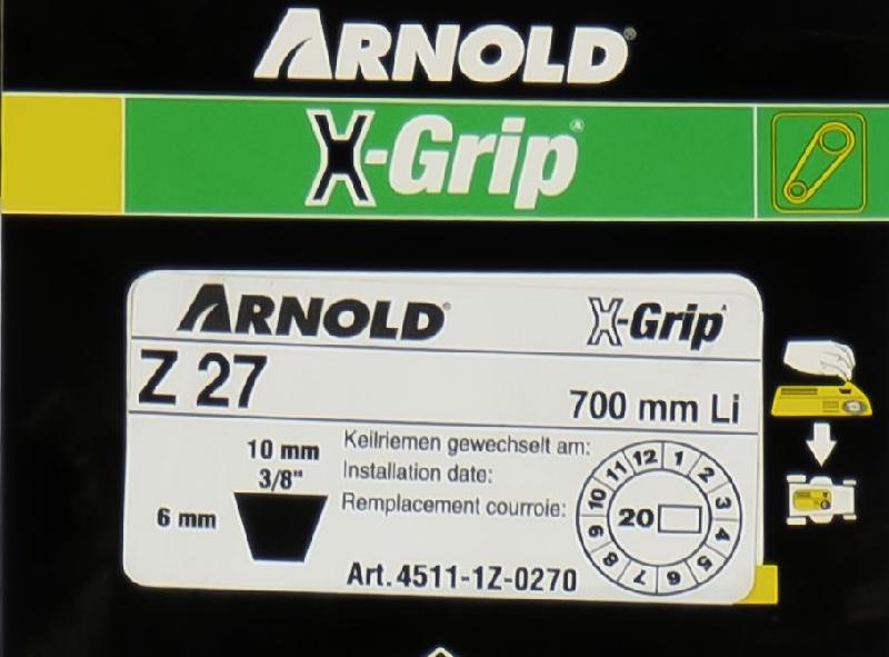 Courroie trapézoïdale X-Grip V - Type Z 27_1