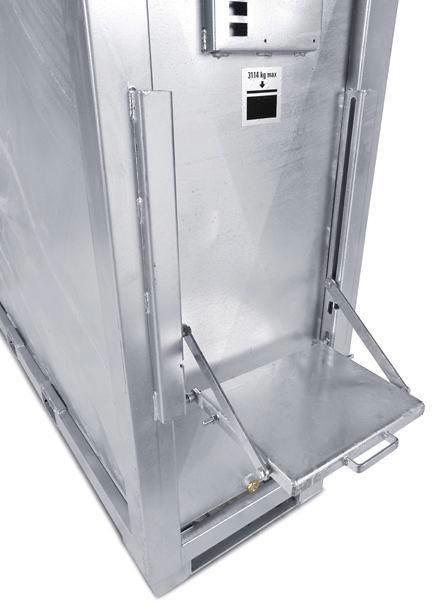 210555w - Cuve pour gazole et fioul - 1000 litres - Acier galvanisé à chaud - Forme étroite et gerbable_1