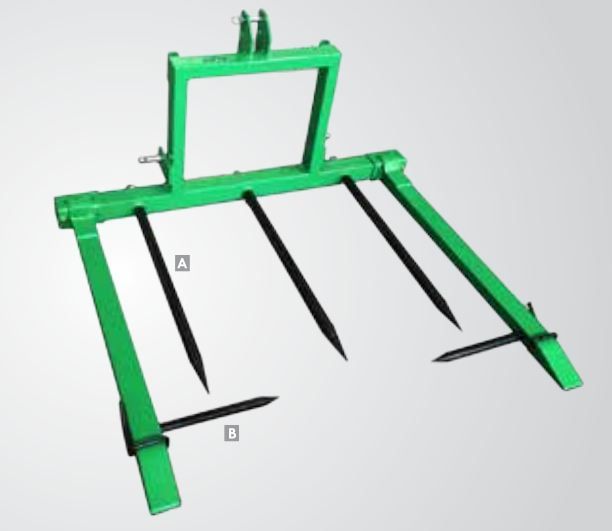 Aupf pique-bottes - Geo - 900 mm - 5 lances universelles pour bottes de foin jusqu'à 1000 kg_1