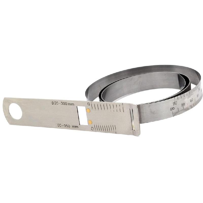 Circomètre à ruban en acier - diamètres de 20 à 2300 mm - lecture au 0,1 mm - Référence 627596_1