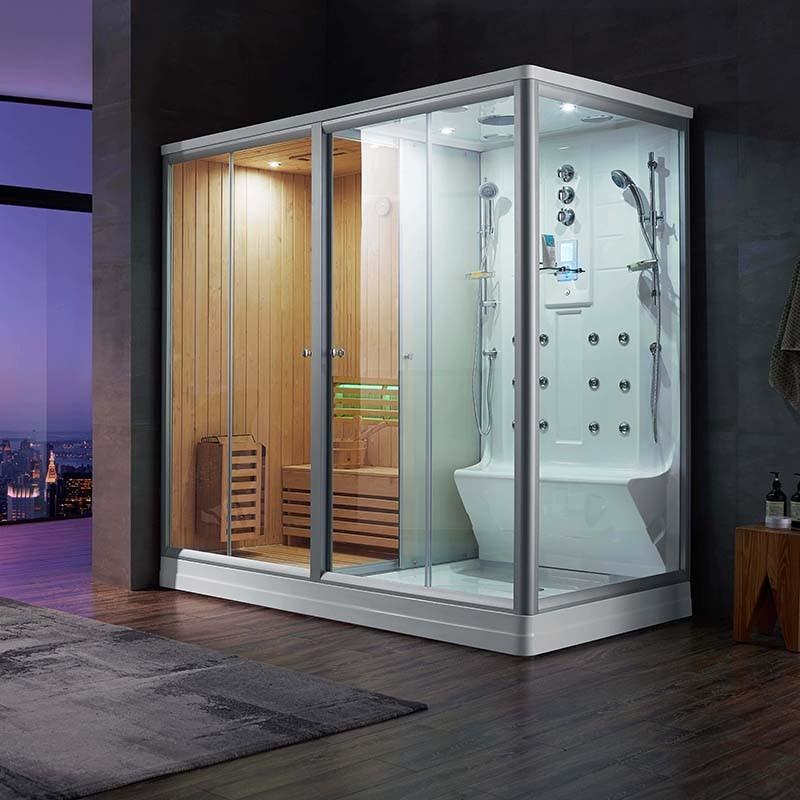 COMBI SAUNA DOUCHE HAMMAM BOREAL® SH220G - GAUCHE_1