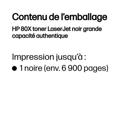 HP 80X toner LaserJet noir grande capacité authentique_1