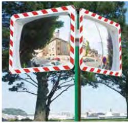 Miroir de surveillance traité anti-vieillissement - cadre recyclable avec fixation universelle_1