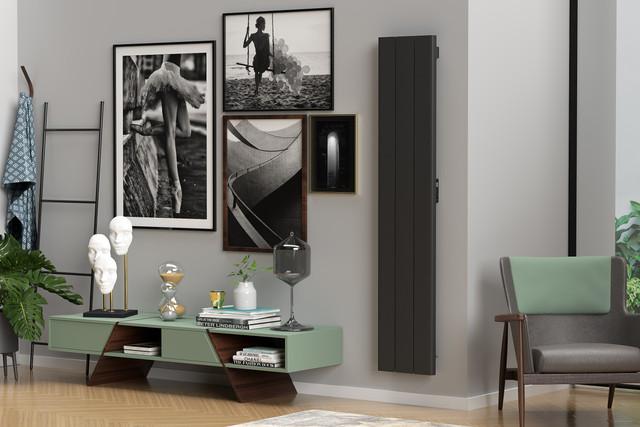 Radiateur PALAOS Vertical 1000W Noir - Rointe - PIB1000RAD_1