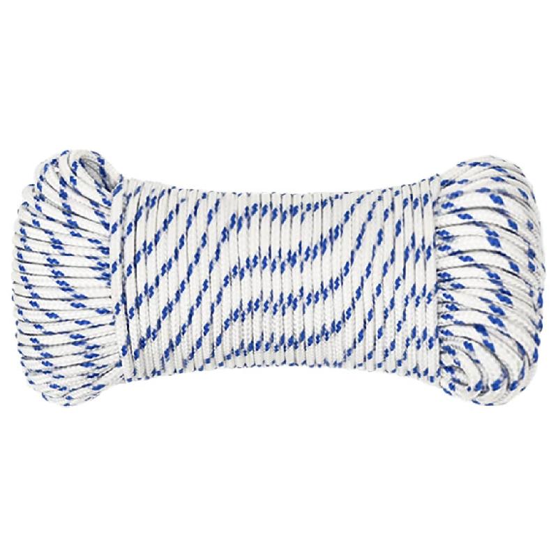 Vidaxl corde de bateau blanc 3 mm 100 m polypropylène 152271_1