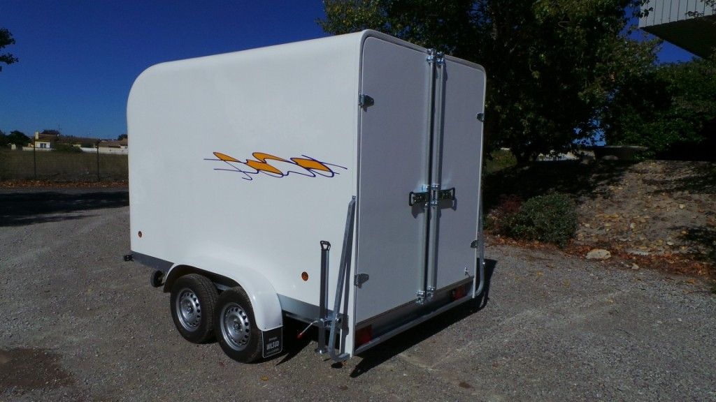 Remorque grand volume 10m³ avec double essieux AL-KO