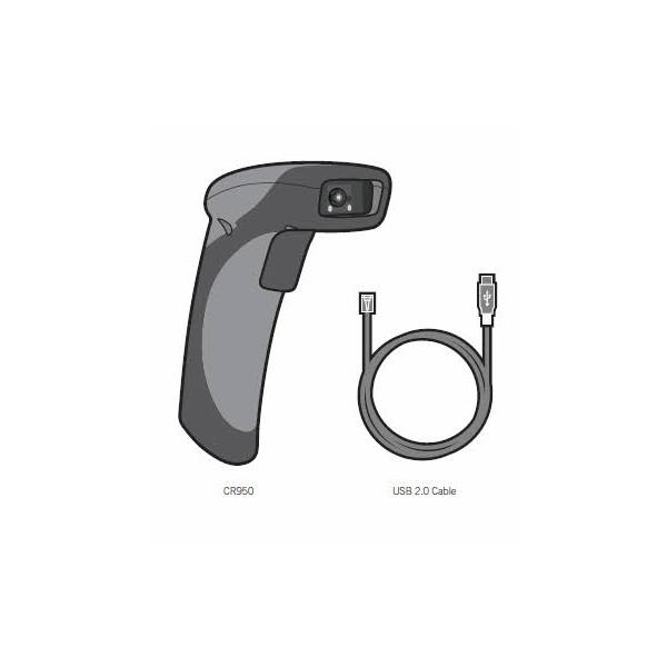 Cr950 - lecteur code barre type 