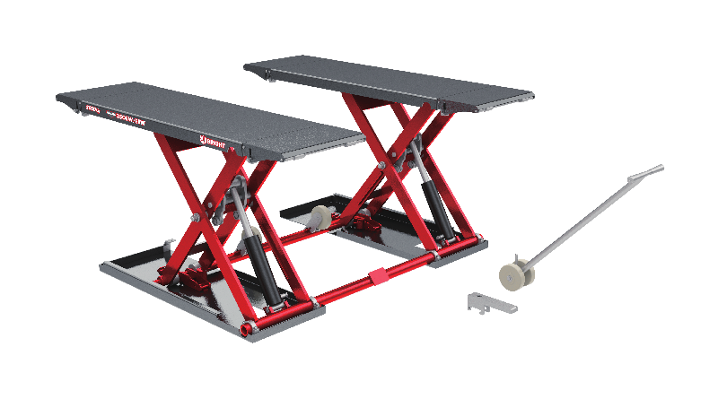 Pont ciseaux bas 3.5 tonnes avec kit mobilité et déverrouillage électrique_1