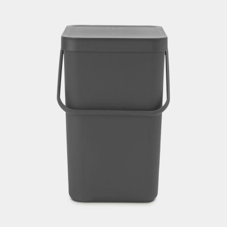 Poubelle Brabantia Sort & Go - 25 litres - Grey - Multi-talent - volume M (25 L)_1