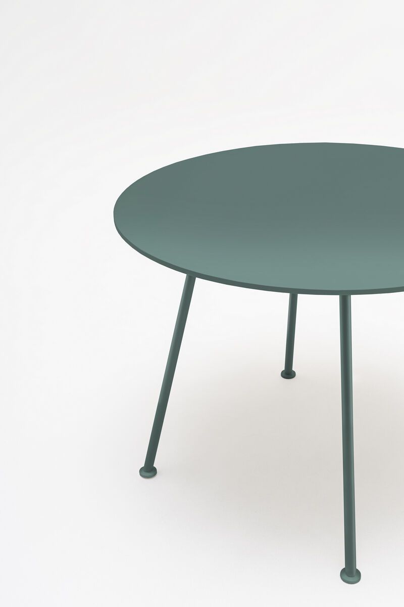 Table de restaurant - New School - Hauteur 750 mm - Plateau MDF finition linoléum bactériostatique_1