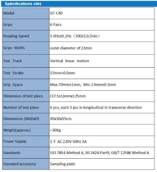 Testeur de flexion De Mattia GT-C40 - Gester - poids 30 kg - pour tissus enduits de caoutchouc ou plastique_1