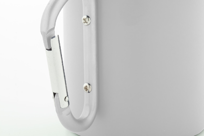 Mug thermos - double paroi en acier inoxydable recyclé - poignée mousqueton en aluminium - 300 ml_1