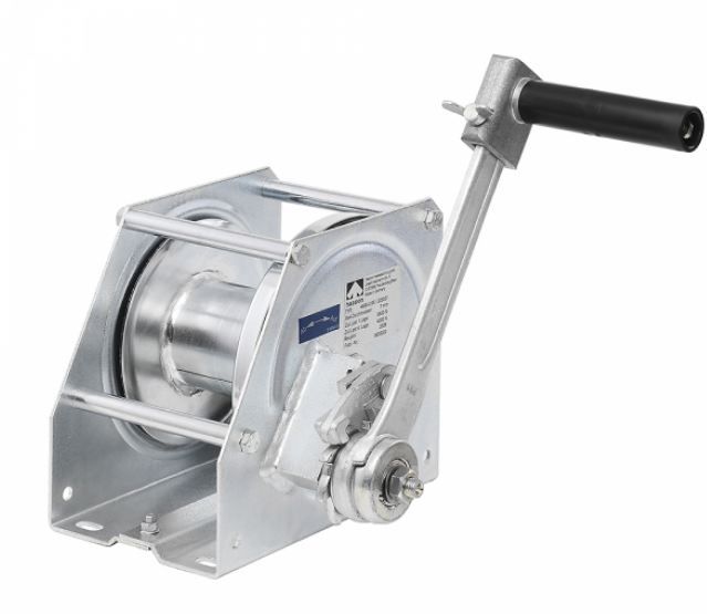 Treuil manuel à câble 4202 inox avec tambour débrayable