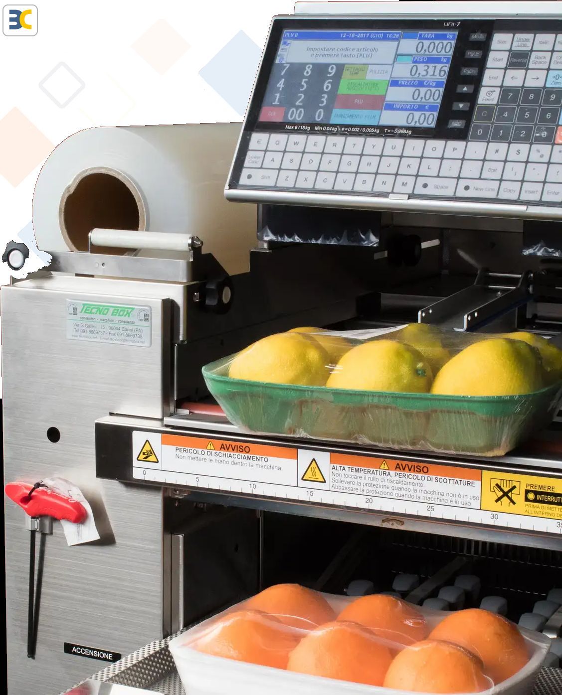 Balance & emballeuse étiqueteuse compacte semi-automatique - WM-NANO - pesage, emballage et étiquetage tout-en-un_1