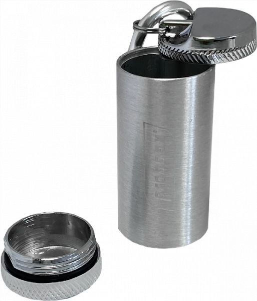 Cendrier de poche 25ml en aluminium satiné - compact, résistant et écoresponsable_1