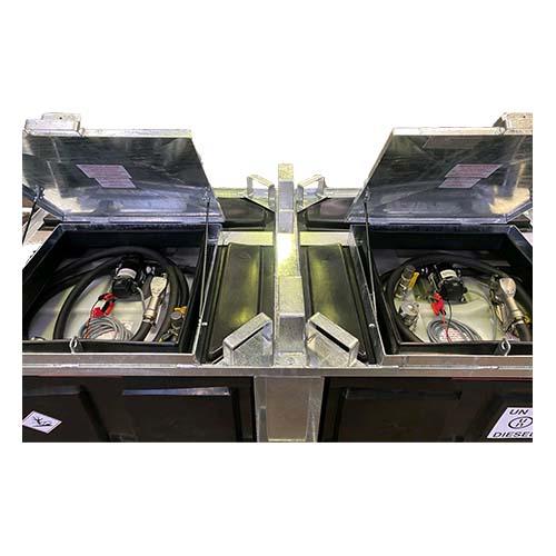 Cuve ADR PEHD Acier 2000 Litres - Double paroi - UN1202 GNR - Léger et robuste - Unique sur le marché_1