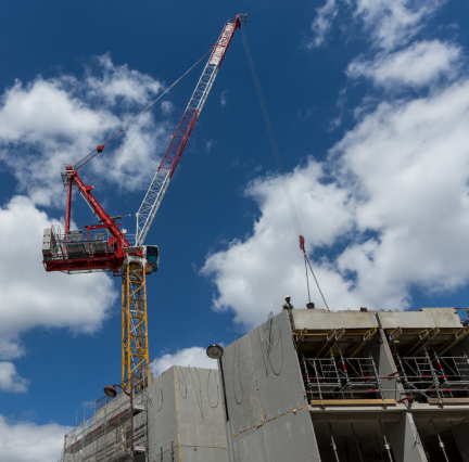 Grues à tour à flèche relevable potain mr 160 c_1