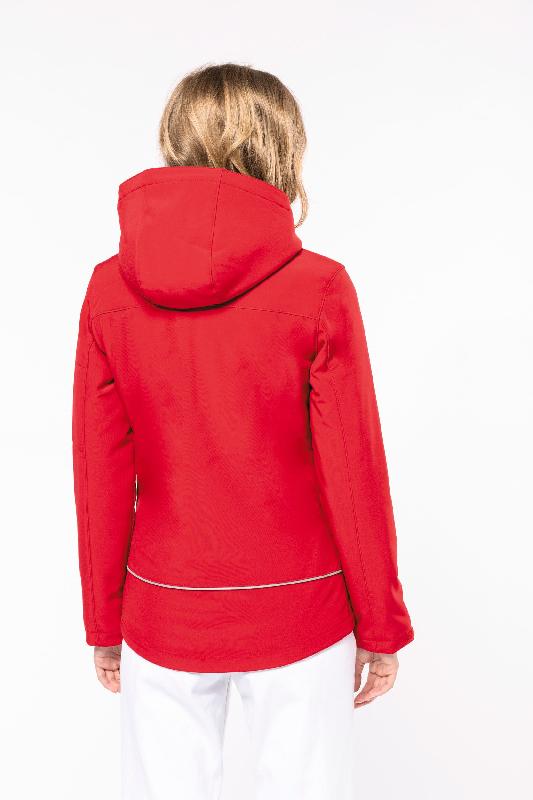 Parka softshell doublée capuche femme - Réf: K651 - Kariban - Imperméable et respirante_1