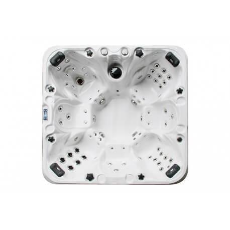 THE JOY - Spa portable - 4 places - 7 assises - 225x225x91 cm - Massage Aqua Rolling et 70 jets_1