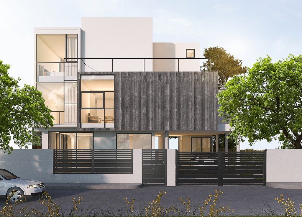 Tournay - clôture en aluminium - gamme Cocoon - design minimaliste horizontal - thermolaquage certifié Qualicoat - garantie 10 ans_1