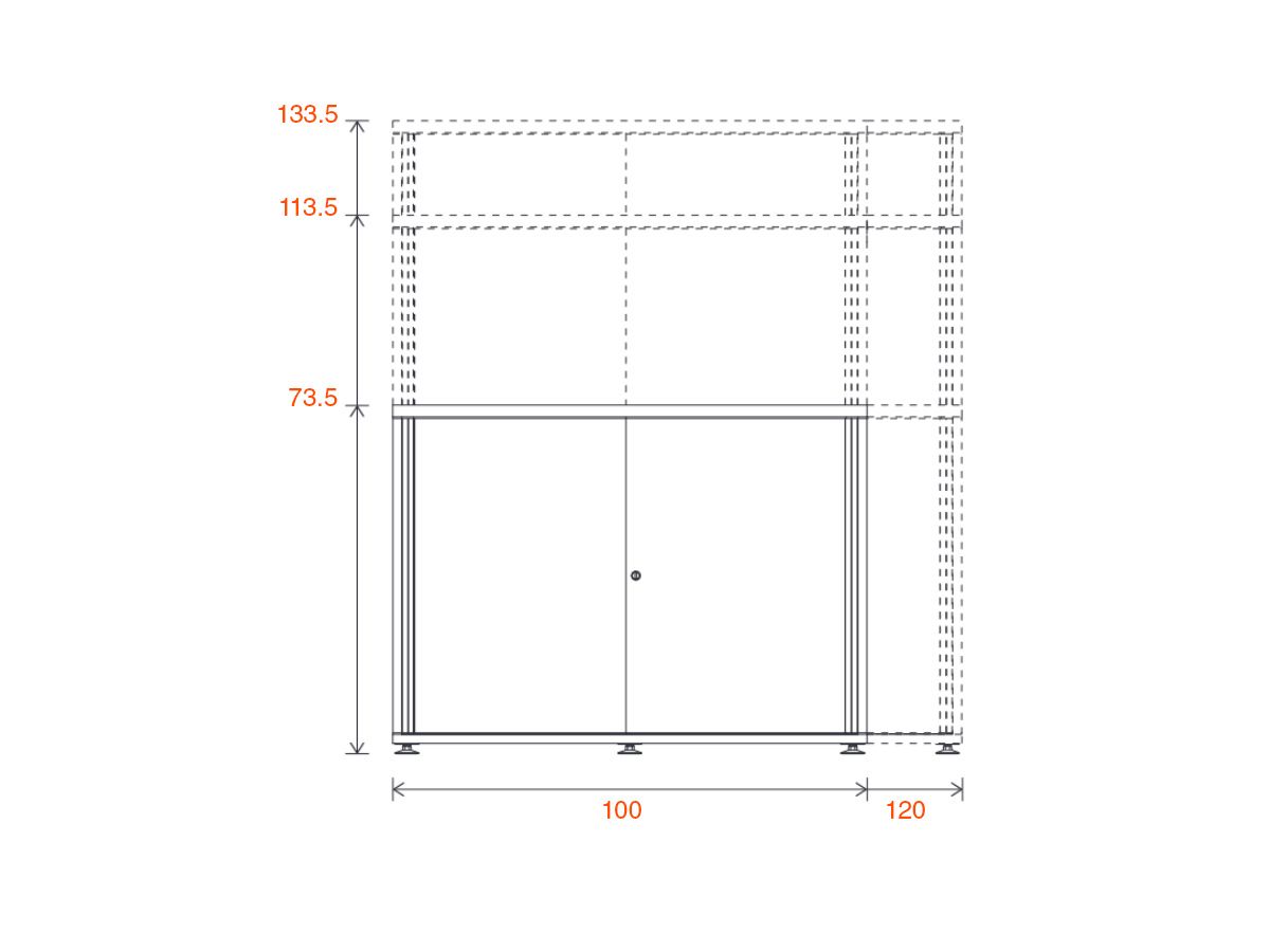 Armoire à portes coulissantes Océane - bois mélaminé, ultra-personnalisable avec nombreuses finitions et dimensions variées_1