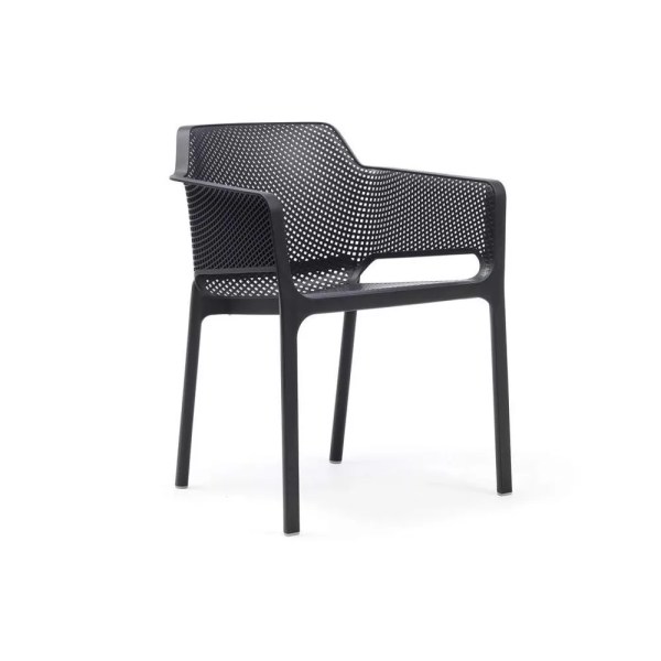 Fauteuil en résine Net Nardi - Stamp - structure polypropylène renforcée fibre de verre - usage extérieur_1