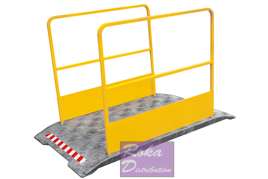 Passerelle de tranchée modulable pour le passage des piétons, voitures et véhicules légers - bridge mat_1