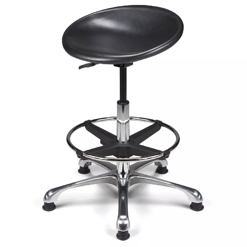 Tabouret technique polyuréthane avec dossier intégré So Arezzo - Avec_1