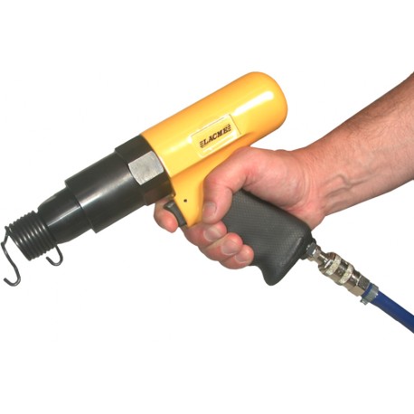 Coffret marteau-burineur pneumatique RC 210 mm PRO Lacme - 7 joules - 2.500 c/mn - Avec 5 burins et accessoires_1