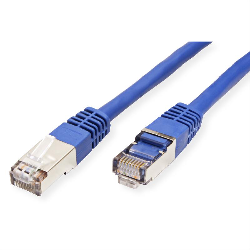 Cordon VALUE Cat.6 (Classe E) S/FTP (PiMF), bleu, 7 m_1