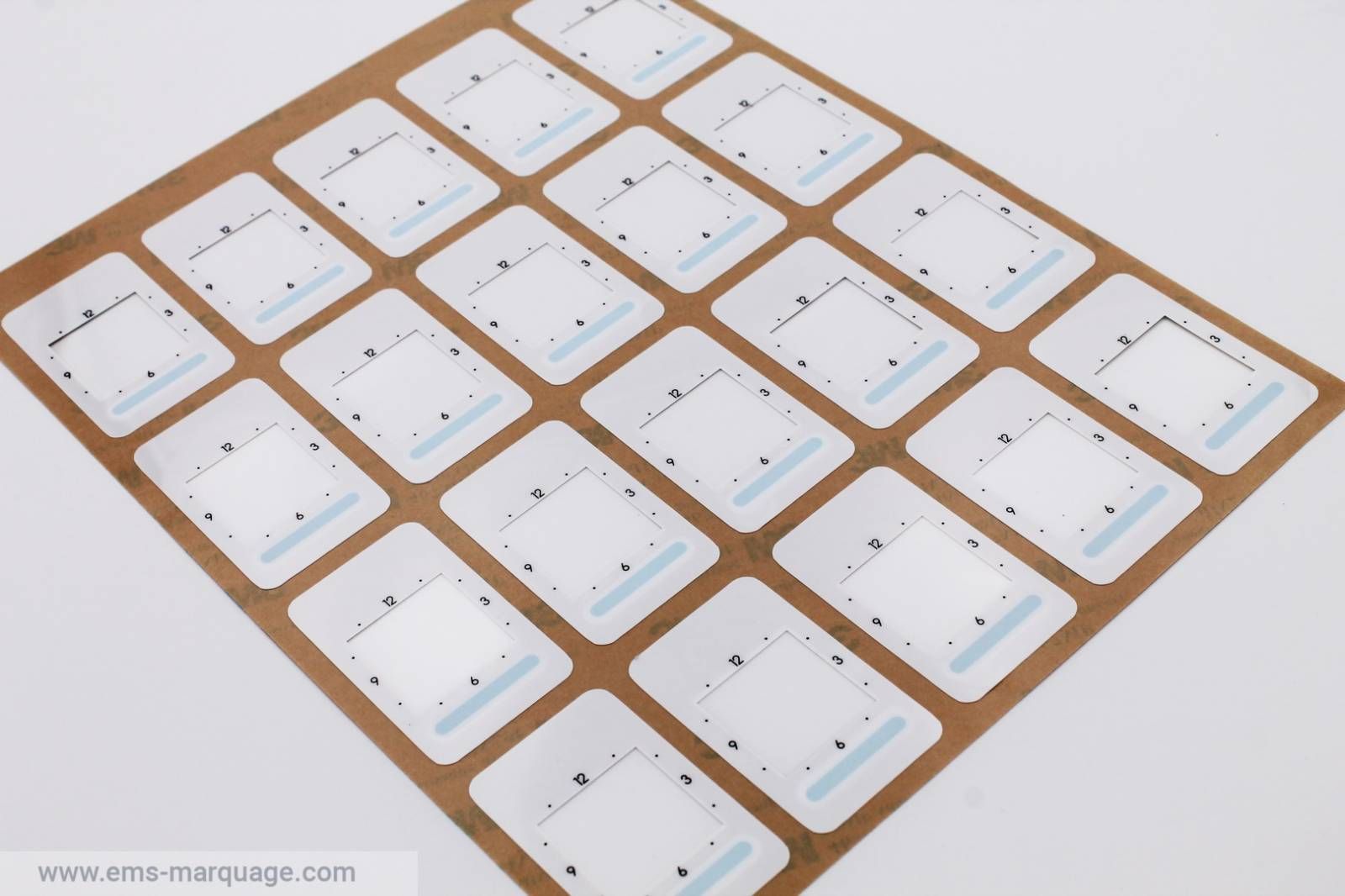 Impression sérigraphie - EMS Espace Marquage et Sérigraphie - sur film polyester anti-rayure et anti-reflet_1