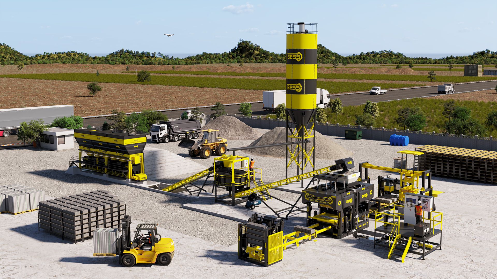 Machine à briquettes automatique - Capacité 6 000 briquettes en 8 heures - PRS-600 - BEYAZLI GROUP_1